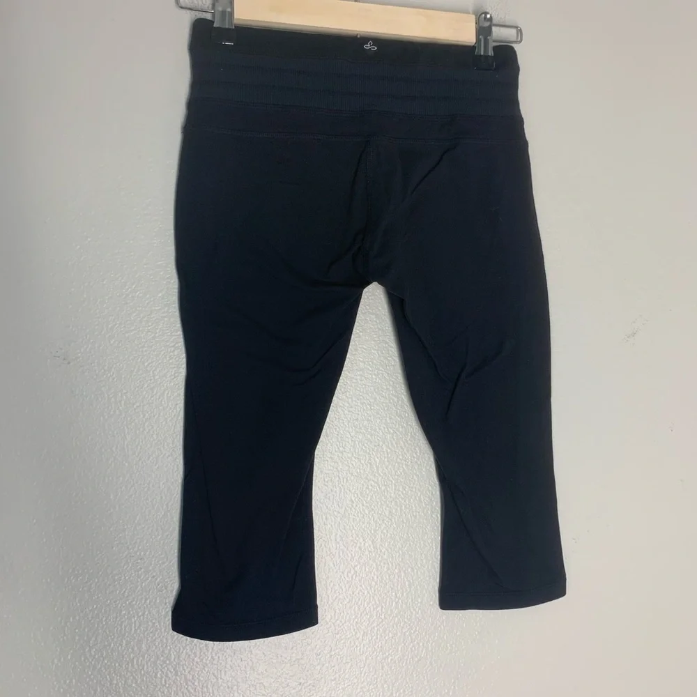 Prana Olympia Knicker Yoga Leggings Cropped Black - Picture 6 of 11